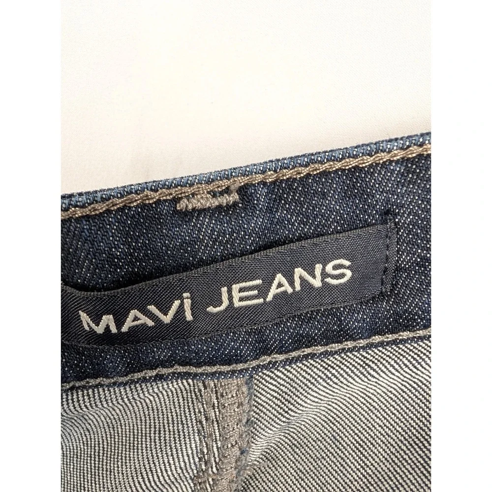 Mavi Jeans Mens 37x28 (35x34 Tag) Blue Matt Relaxed Straight Leg